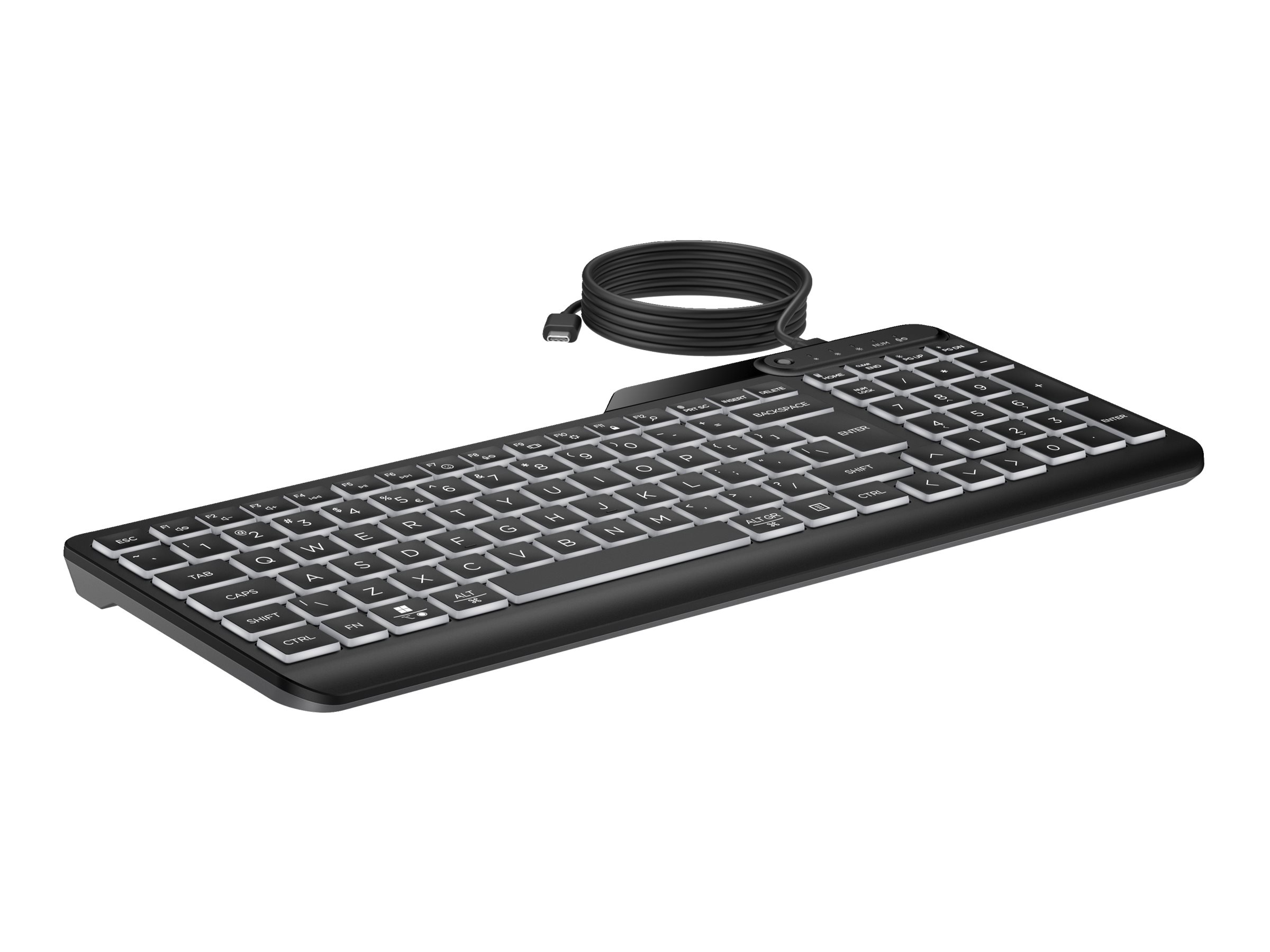 HP 400 Backlit Wired Keyboard P