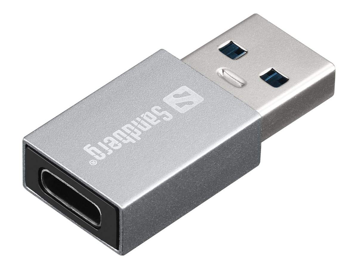SANDBERG USB-A TO USB-C DONGLE SANDBERG USB-A TO USB-C DONGLE