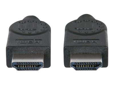 MANHATTAN High Speed HDMI-Kabel ARC 3D 4K30Hz HDMI-Stecker auf HDMI-Stecker geschirmt schwarz 15m