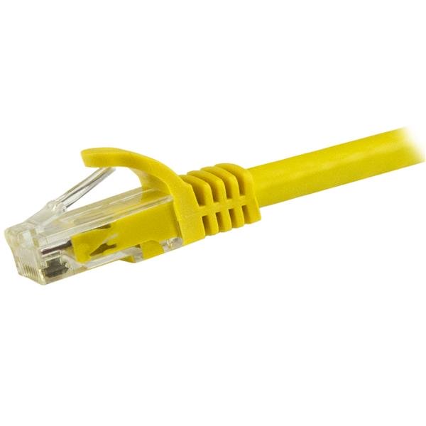 StarTech.com CAT6 Ethernetkabel 15m Snagless Gelb