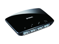 D-Link DUB 1340 - Hub - 4 x SuperSpeed USB 3.0