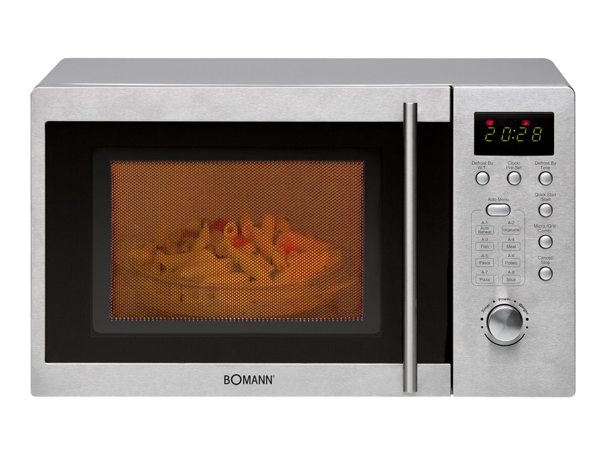 Bomann Unterbau-Mikrowelle MWG 2211 U CB inox Grill 20L 800/1000W Bomann Unterbau-Mikrowelle MWG 2211 U CB inox Grill 20L 800/1000W