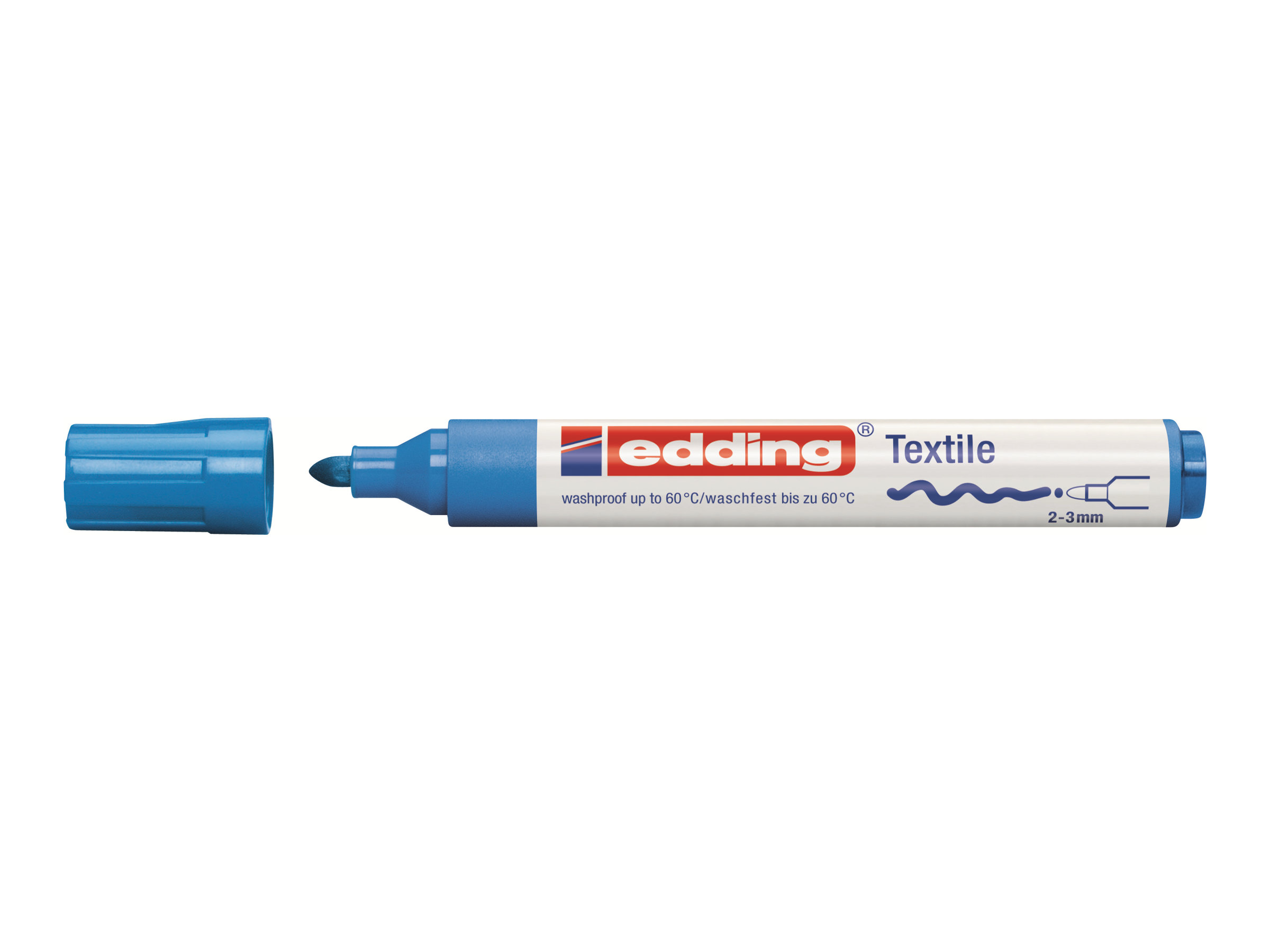edding 4500 Textilmarker blau 2,0 - 3,0 mm, 1 St. edding 4500 Textilmarker blau 2,0 - 3,0 mm, 1 St.