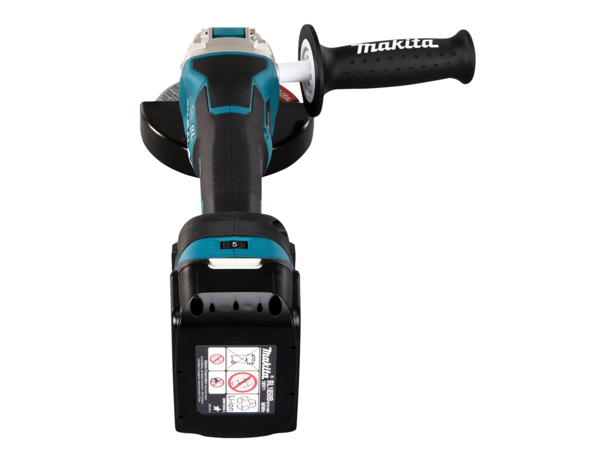 makita DGA519RTJ Akku-Winkelschleifer-Set 18,0 V, mit 2 Akkus