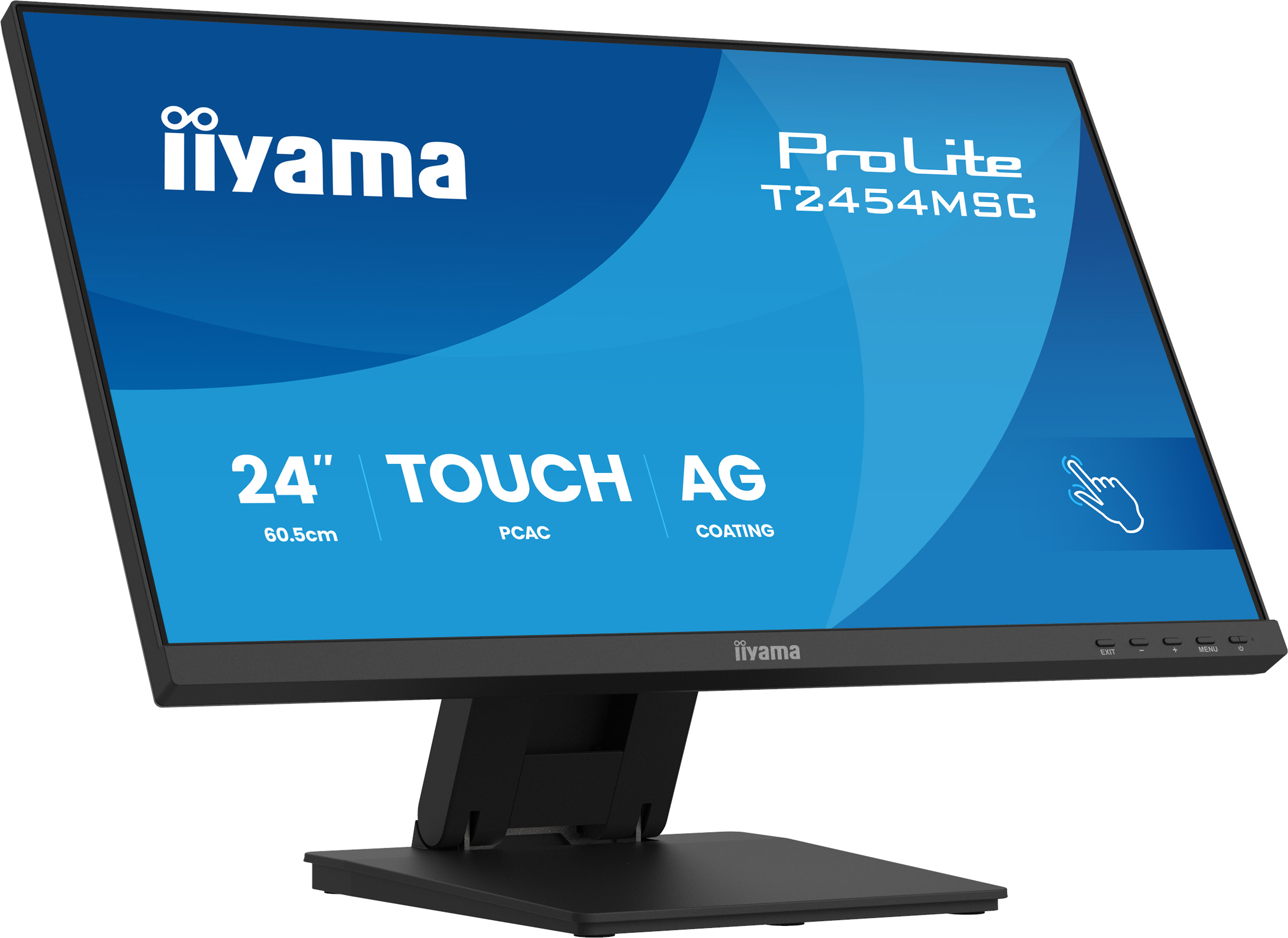 Iiyama T2454MSC-B3AG 23,8 Zoll M‑Touch HDMI DP USB