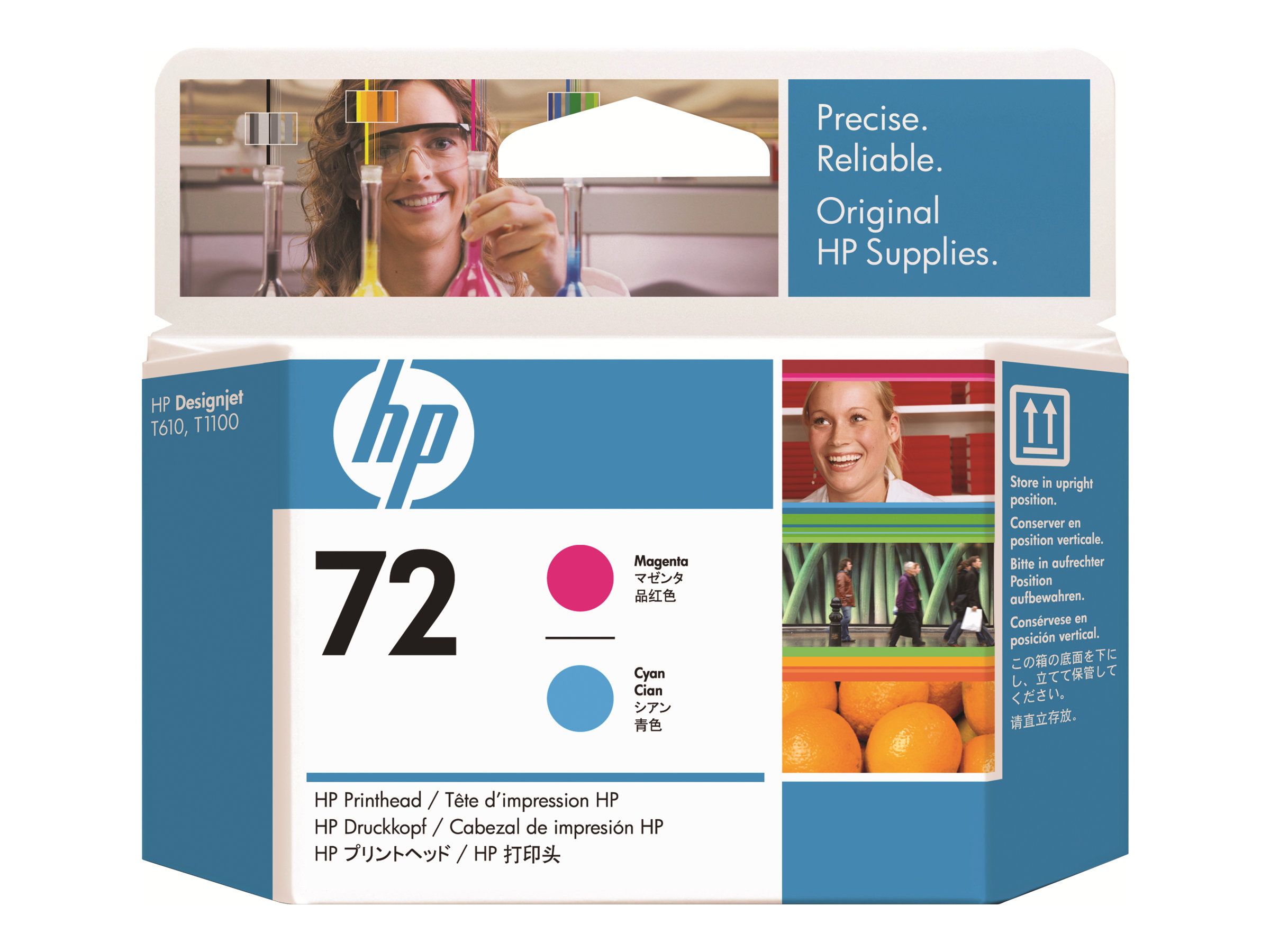 HP 72 (C9383A) magenta, cyan Druckkopf