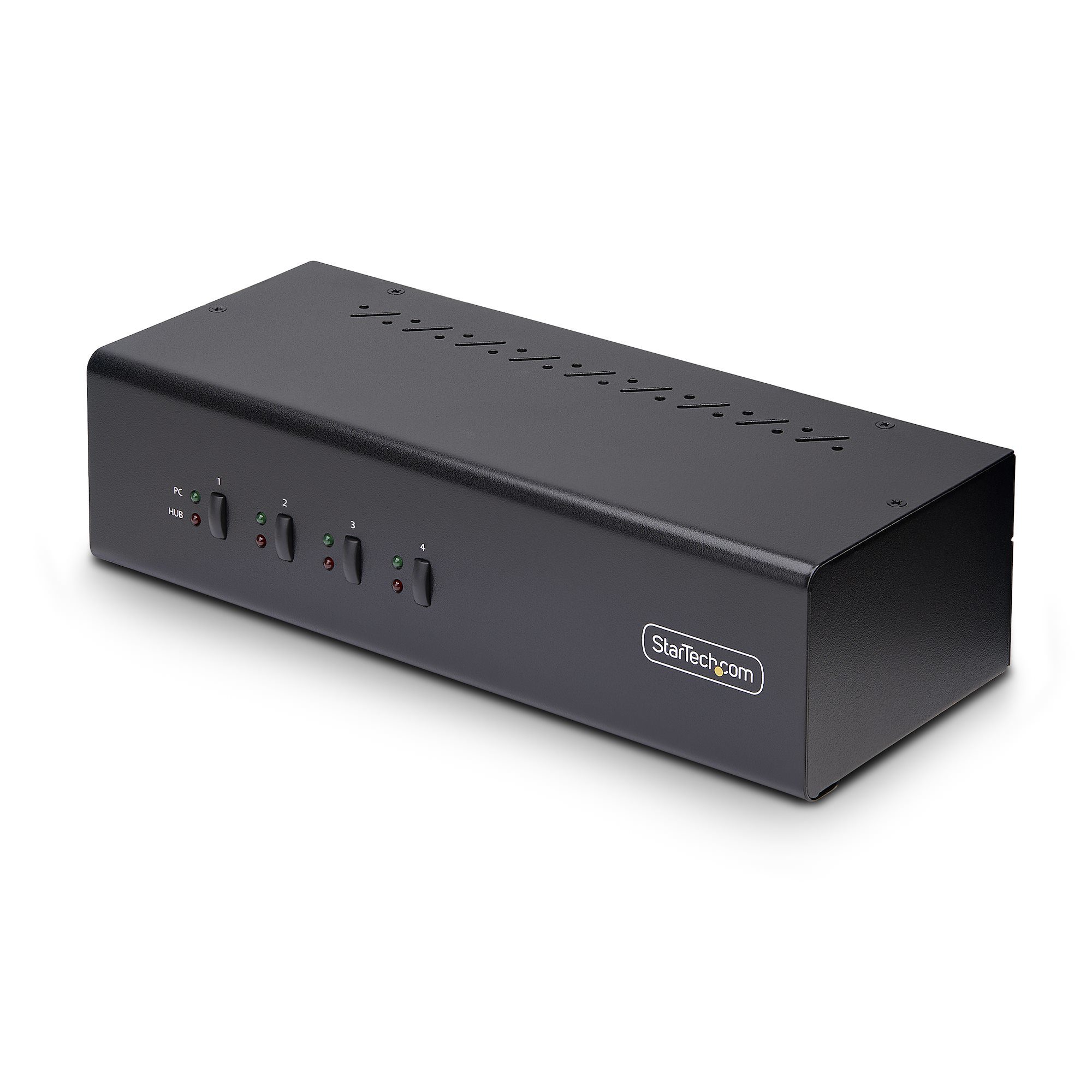 STARTECHCOM 4Port KVM Switch Dual Monitor DisplayPort 4K 60Hz 2x USB 30 2x USB 20 HotkeyDrucktasten KVM Umschalter 4 PC 2monito