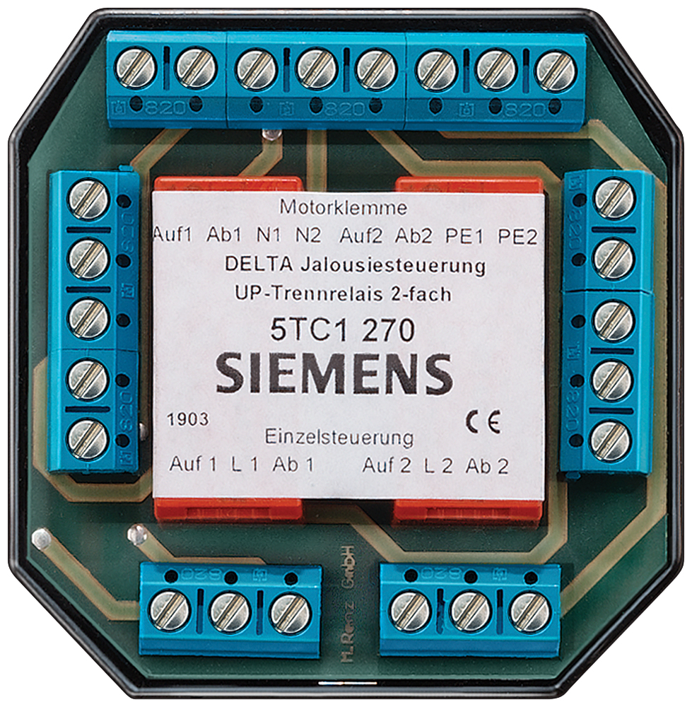 Siemens UP-Trennrelais 5TC1270 2fach 230VAC 8A