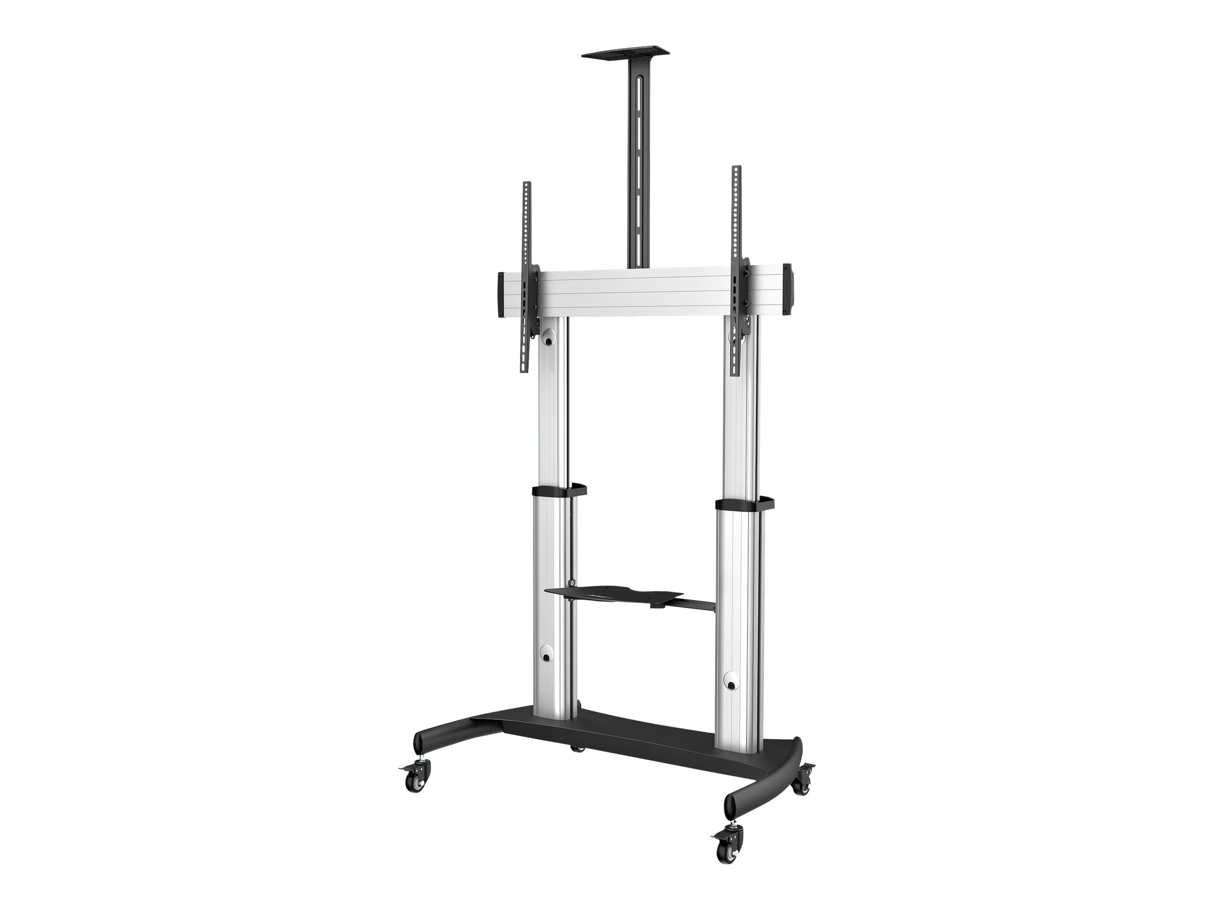 STARTECH.COM Mobile TV Stand - For 60-100inch Display 100kg Height Adjustable Rolling TV Floor Stand STARTECH.COM Mobile TV Stand - For 60-100inch Display 100kg Height Adjustable Rolling TV Floor Stand