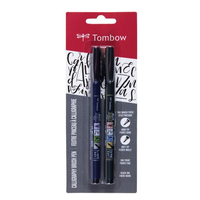 Tombow WS-BHS-2P Schwarz Rund Wasserbasis