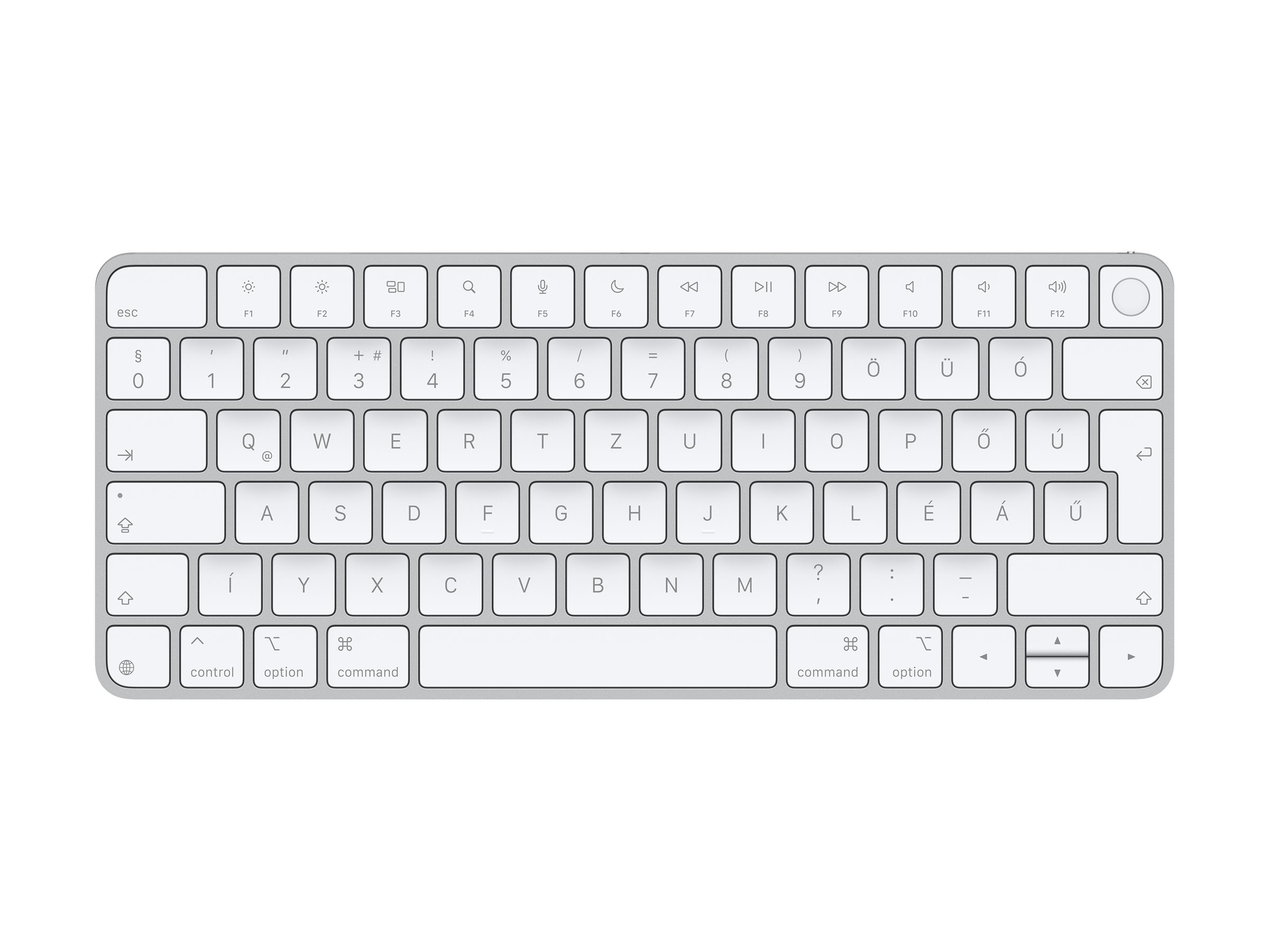 APPLE Magic Keyboard with Touch ID for Mac models with Apple silicon - Hungarian