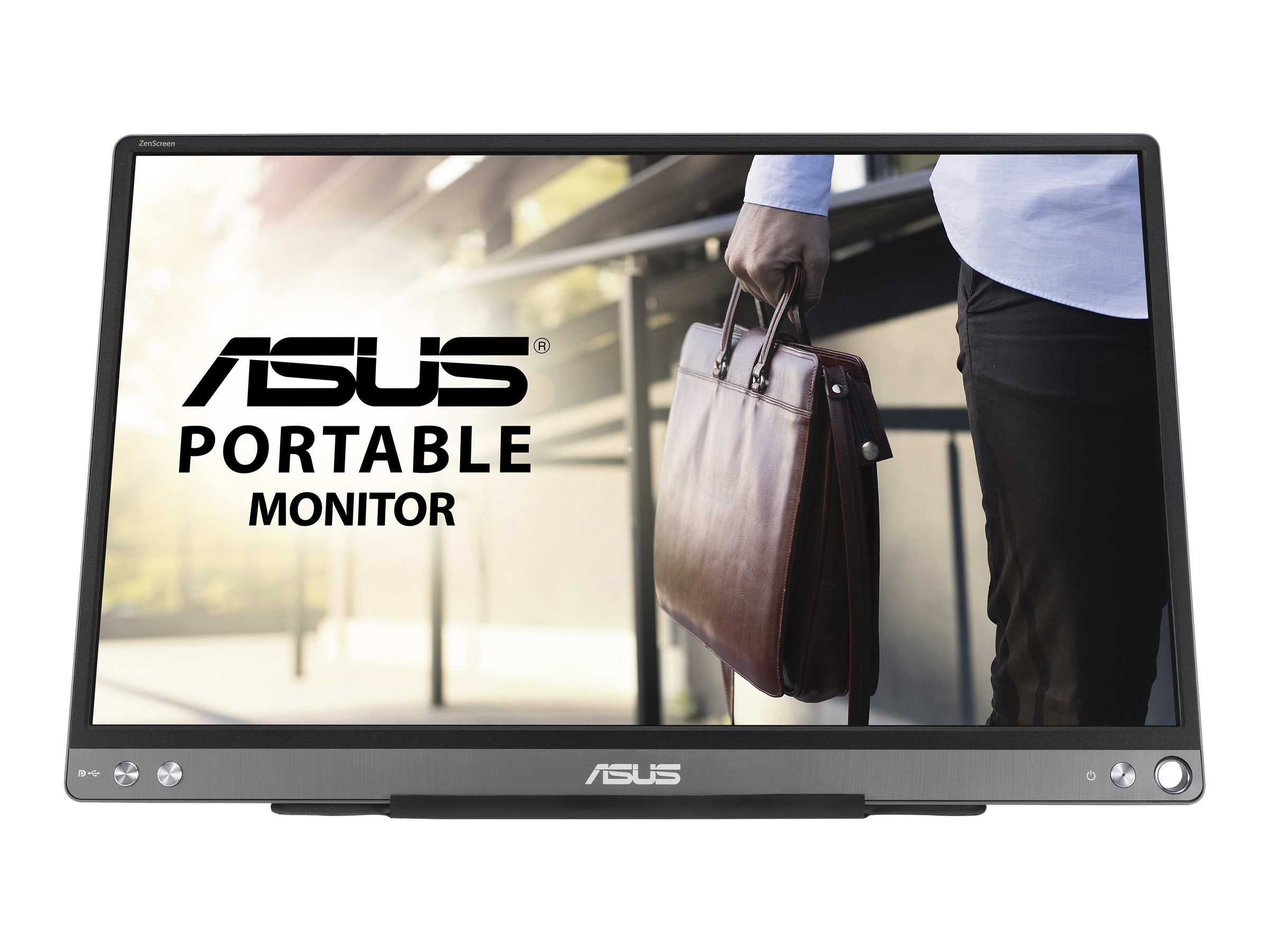 ASUS ZenScreen MB16ACE 39,62cm 15,6Zoll USB Type-C Portable Monitor FHD 1920x1080 IPS Flicker free Low Blue Light TUV certified