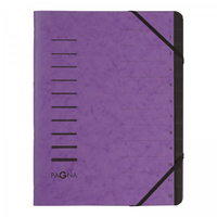 PAGNA Ordnungsmappe 12 Faecher violett PAGNA Ordnungsmappe 12 Faecher violett