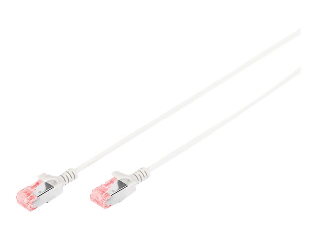 DIGITUS DK-1624-100S CAT 6 U-FTP Slim Patchkabel Cu LSZH AWG 28/7 Laenge 10m Farbe grau DIGITUS DK-1624-100S CAT 6 U-FTP Slim Patchkabel Cu LSZH AWG 28/7 Laenge 10m Farbe grau