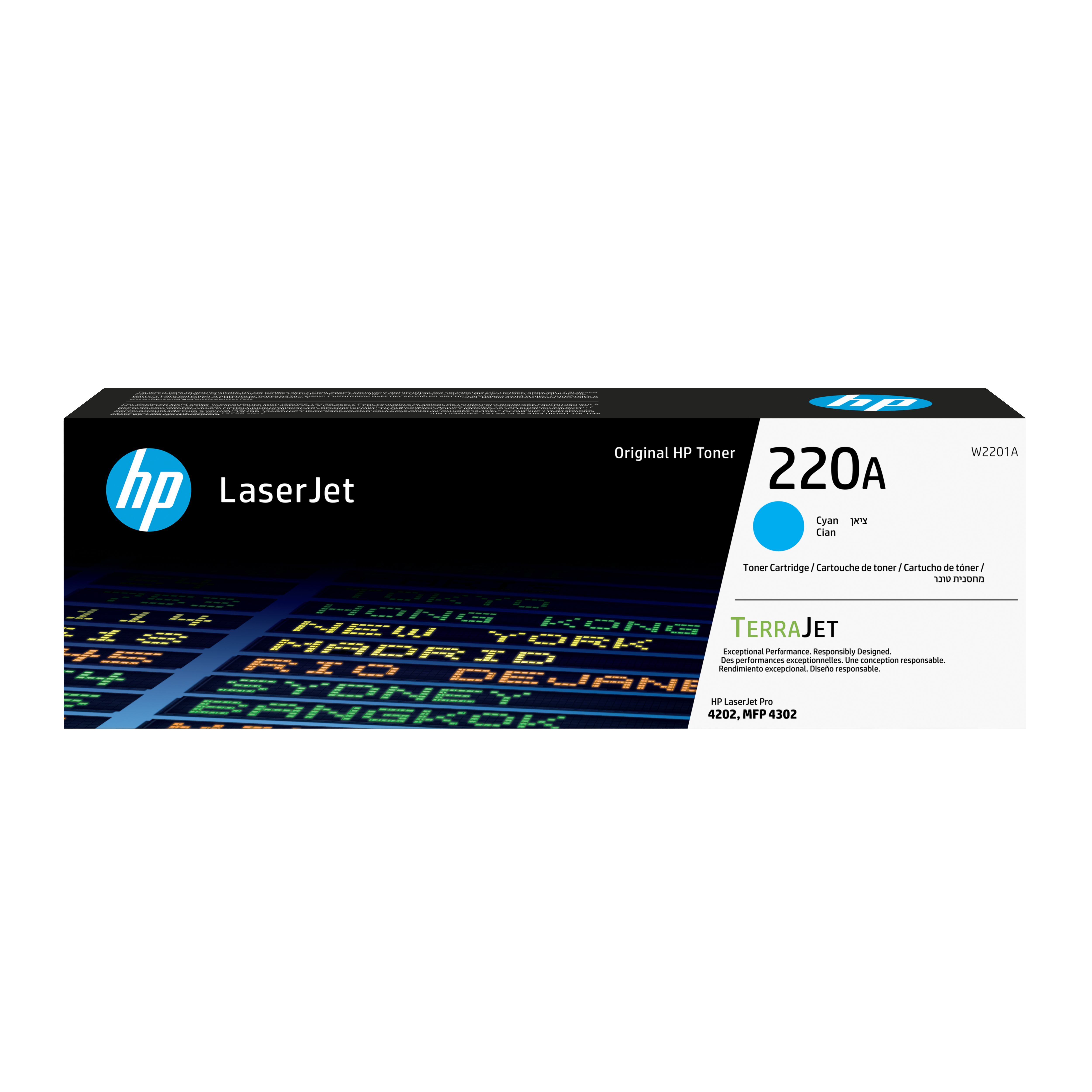 HP 220A W2201A cyan Tonerkartusche