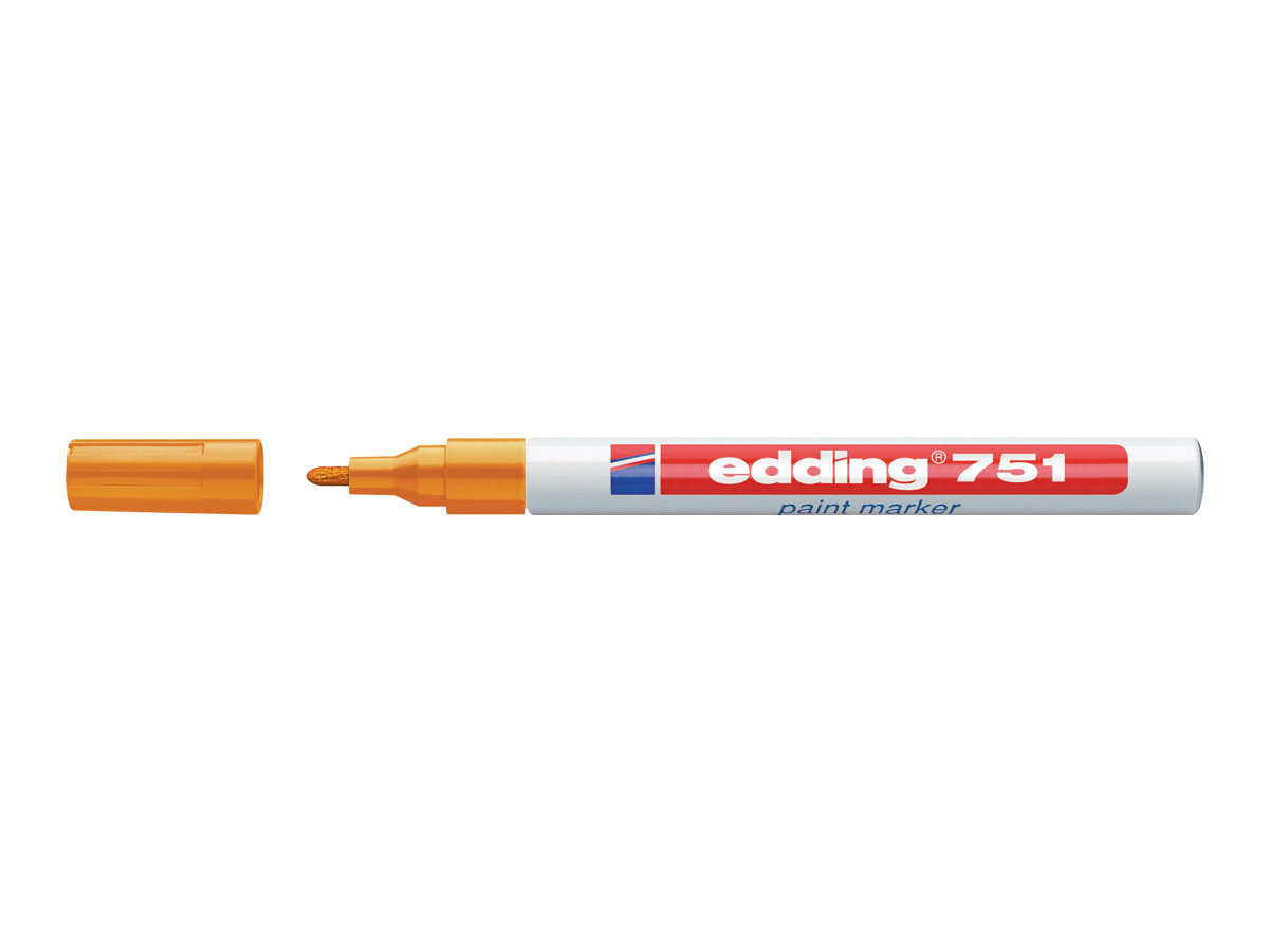 edding 751 creative Lackmarker orange 1,0 - 2,0 mm, 1 St.