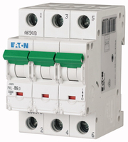 Eaton Electric Leitungsschutzschalter PXL-C6/3 C6A 3polig