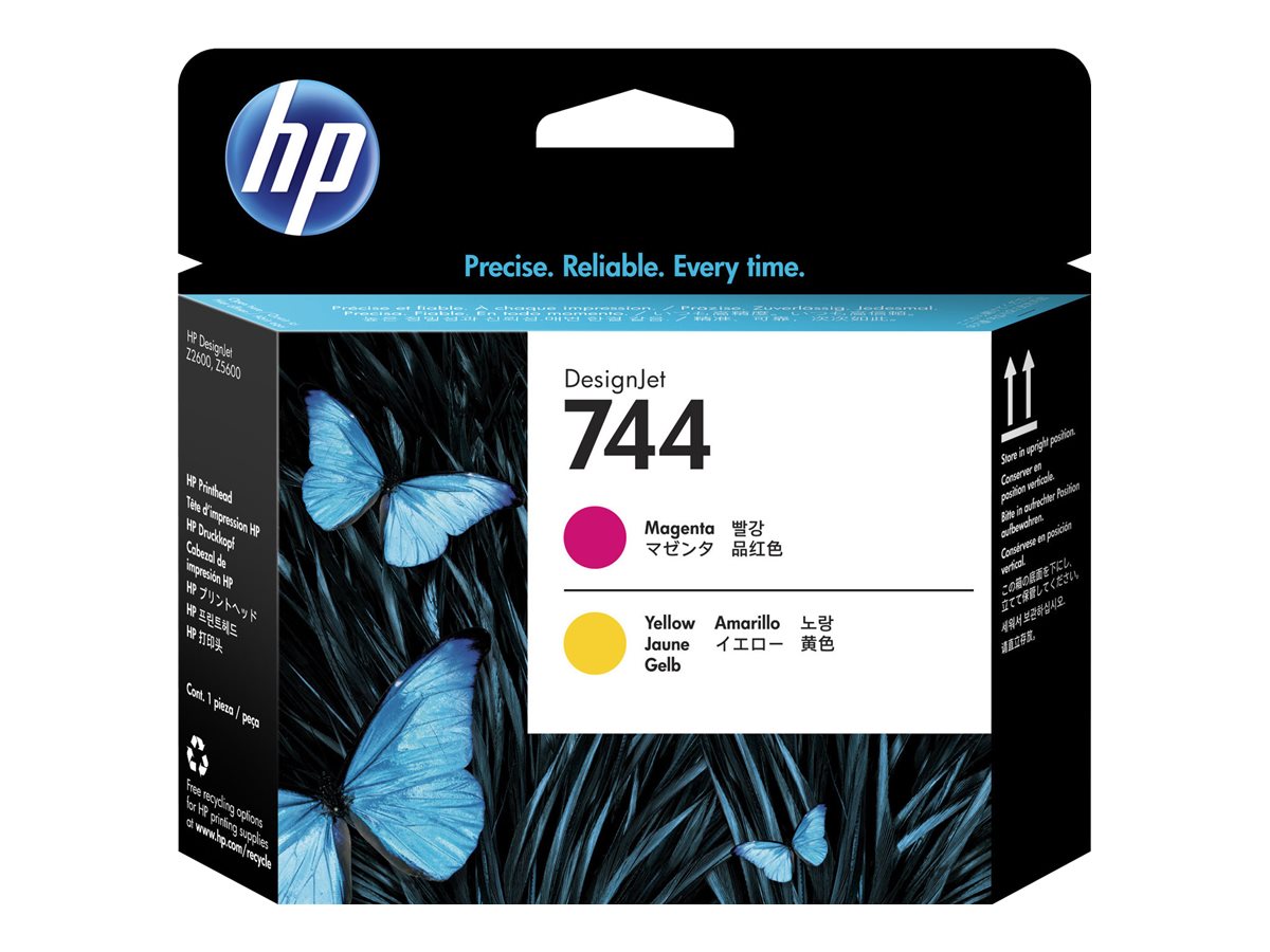 HP 744 Druckkopf Magenta & Gelb HP 744 Druckkopf Magenta & Gelb
