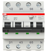 ABB Stotz-KontaktFI/LS-Schalter DS203NCA-B16/0,03 3polig+N ABB Stotz-KontaktFI/LS-Schalter DS203NCA-B16/0,03 3polig+N