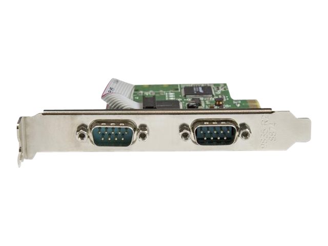 STARTECHCOM 2 Port PCI Express Seriell Karte mit 16C1050 UART RS232 PCIe Seriell mit Dual Channel 16C1050 UART