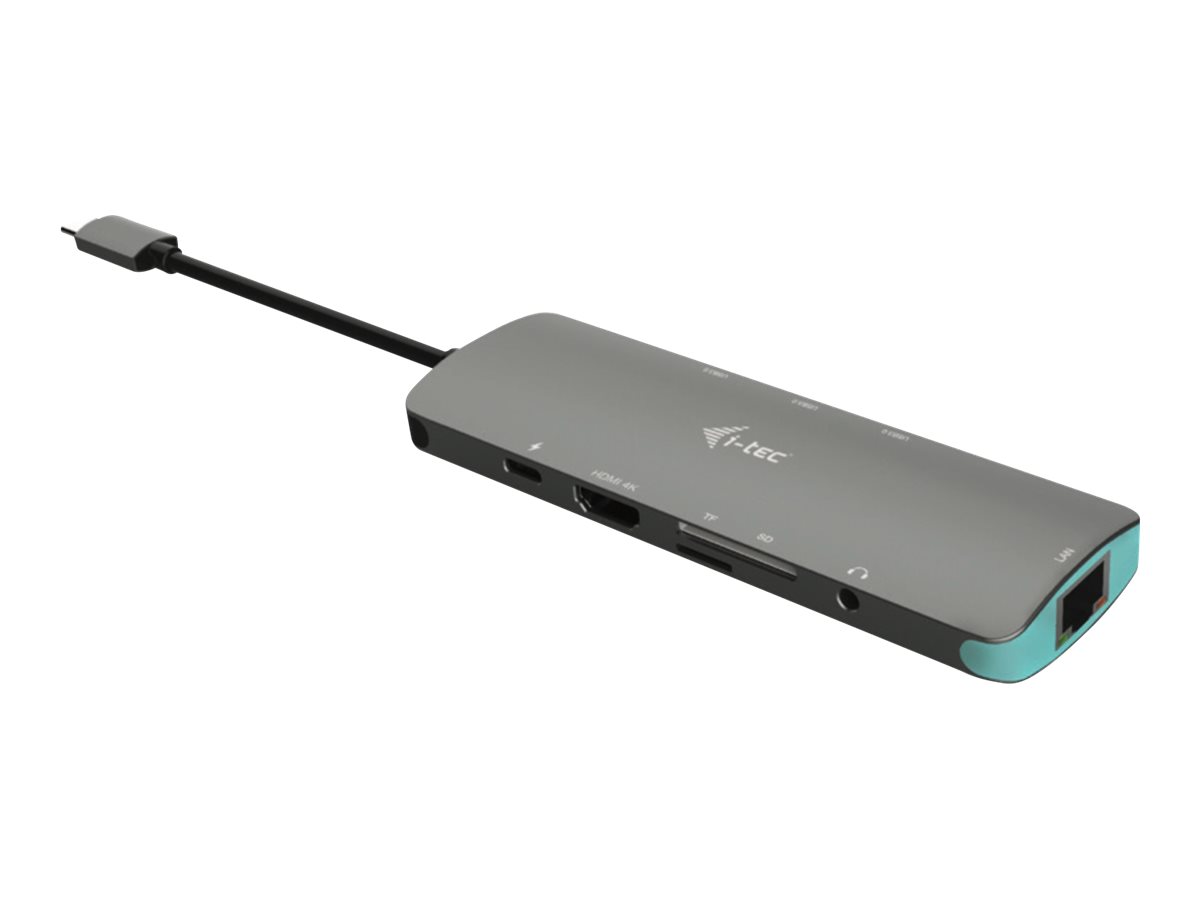 I-TEC USB C Metal Nano Docking Station 1xHDMI 4K 1xSD Kartenleser 1xmicroSD Kartenleser 1xGLAN 1xAudio 3x USB 3.0 Port 1x USB-C PD I-TEC USB C Metal Nano Docking Station 1xHDMI 4K 1xSD Kartenleser 1xmicroSD Kartenleser 1xGLAN 1xAudio 3x USB 3.0 Port 1x USB-C PD
