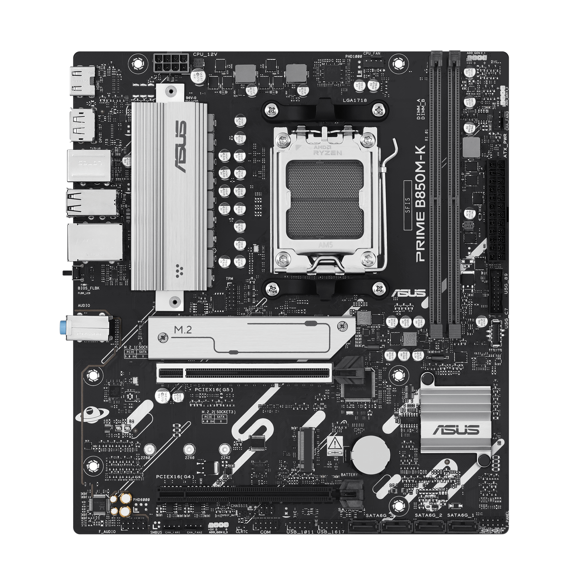 ASUS PRIME B850M-K AMD AM5 DDR5 mATX