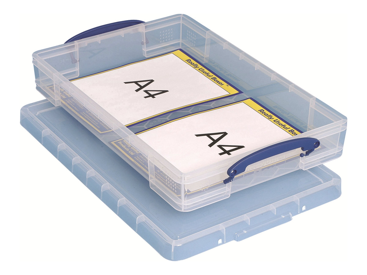 Really Useful Box Aufbewahrungsbox 10,0 l transparent 34,0 x 52,0 x 8,5 cm Really Useful Box Aufbewahrungsbox 10,0 l transparent 34,0 x 52,0 x 8,5 cm