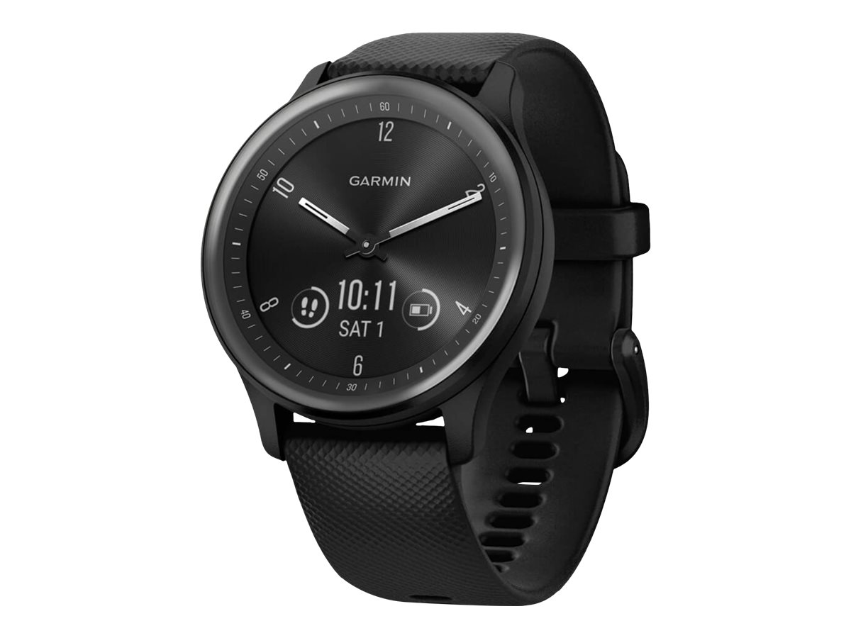 Garmin vivomove Sport, Black, Silicone