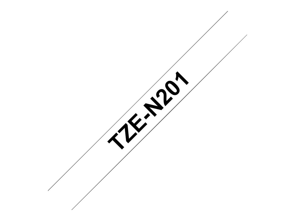 TZEN201 BROTHER PTOUCH 3.5mm WEISS-SCHW