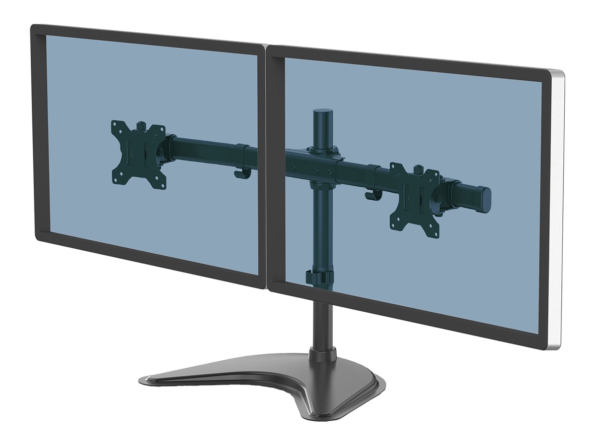 Fellowes Monitor-Halterung Seasa 8043701 schwarz fÃ¼r 2 Monitore, TischstÃ¤nder