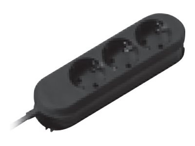 BACHMANN SMART Steckdosenleiste 3x Schutzkontakt geschraubt schwarz 3m BACHMANN SMART Steckdosenleiste 3x Schutzkontakt geschraubt schwarz 3m