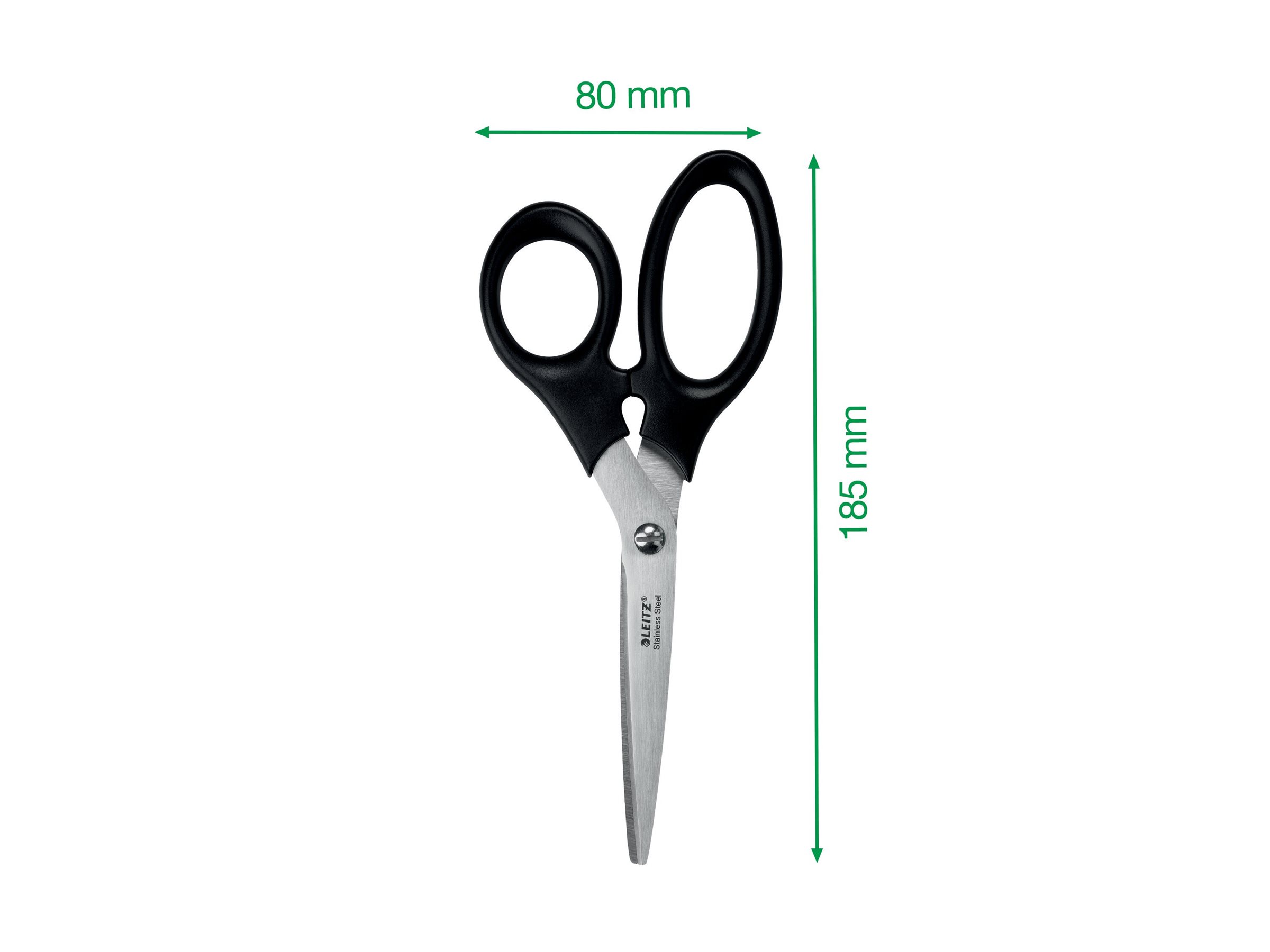 LEITZ Schere schwarz 18,5 cm LEITZ Schere schwarz 18,5 cm