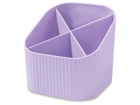 HAN Stiftehalter X-LOOP pastelllila Kunststoff 4 Fächer 11,1 x 11,1 x 10,5 cm HAN Stiftehalter X-LOOP pastelllila Kunststoff 4 Fächer 11,1 x 11,1 x 10,5 cm