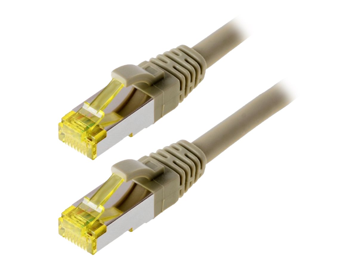 helos Patchkabel Cat 6a SFTP RJ45 grau 1,5m AWG267 LSZH GHMT