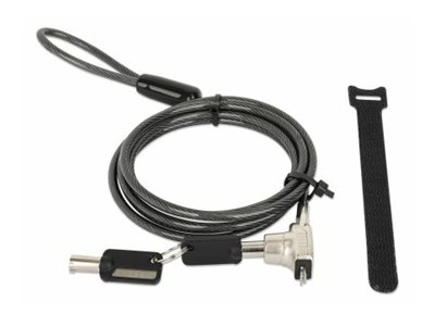Manhattan Laptopschloss Nano‑Sicherheitsslot Schwarz