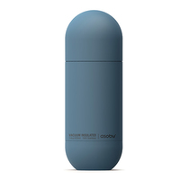 Asobu - ORB - Edelstahl Isolierflasche mit Trinkbecher Blau Die kompakte ORB mit Trinkbecher ist ein Statement. Aus doppelwandigem, vakuumisoliertem Edelstahl. Hält bis zu 12h heiß und bis zu 24h kalt.