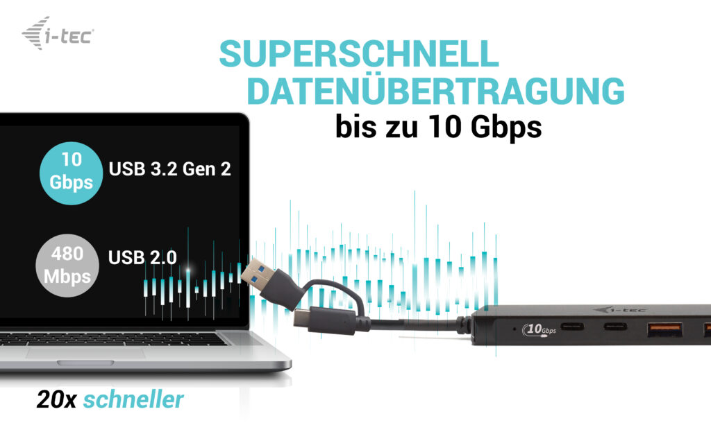 i-tec USB-C Hub USB 3.2 Gen 2