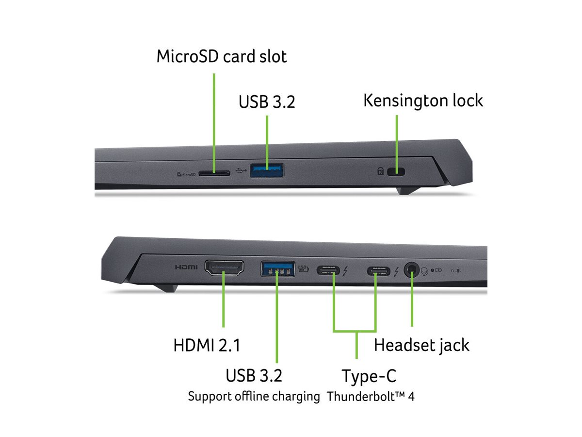 Acer Swift X 14 SFX14-72G - 36.8 cm (14.5) - Core Ultra 7 155H - 32 GB RAM - 1.024 TB SSD - Deutsch