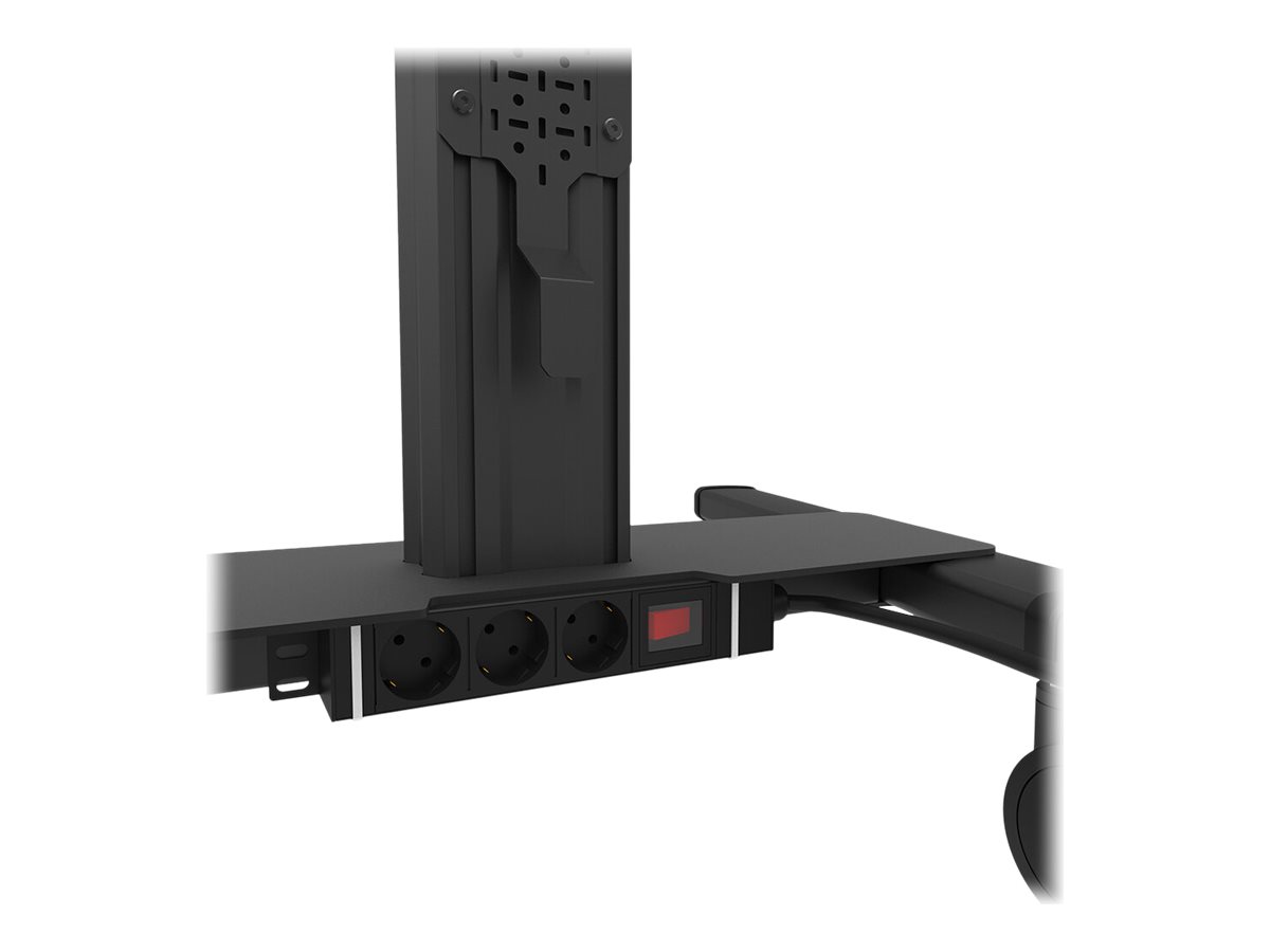 NEOMOUNTS Move Up Mobile Display Floor Stand 81,28cm 32Zoll - 190,5cm 75Zoll 10cm. Wheels