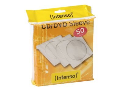 Intenso 1er CDDVDHüllen Papier weiß, 100 St