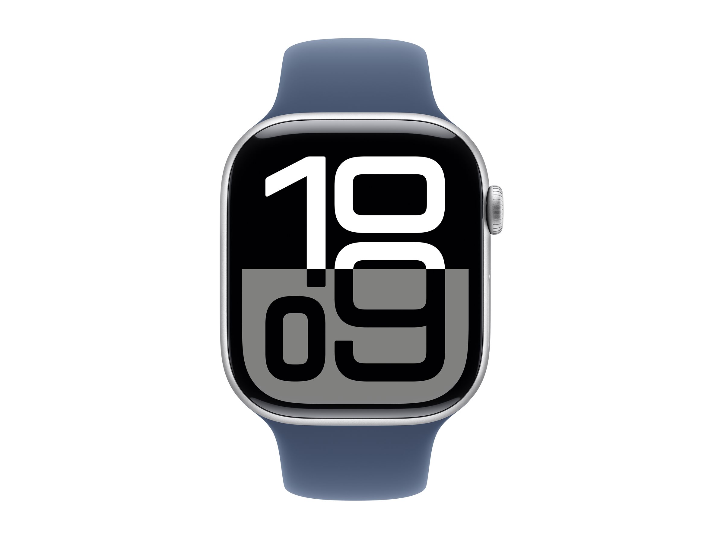 APPLE Watch Series 10 GPS + Cellular 46mm Silver Aluminium Case with Denim Sport Band - S/M APPLE Watch Series 10 GPS + Cellular 46mm Silver Aluminium Case with Denim Sport Band - S/M
