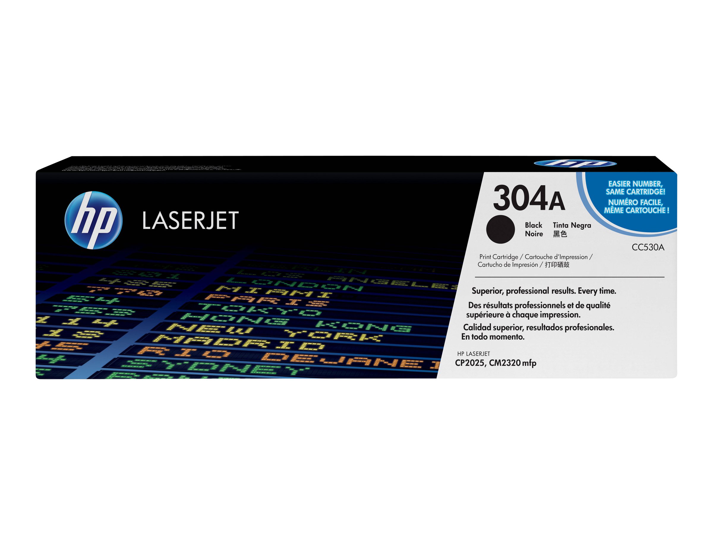 HP 304A (CC530A) schwarz Tonerkartusche HP 304A (CC530A) schwarz Tonerkartusche
