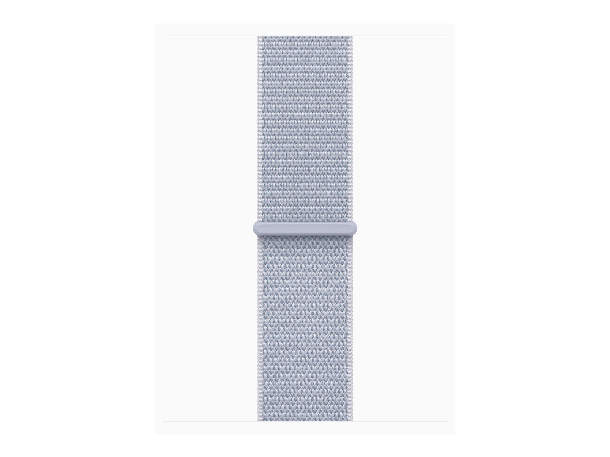 APPLE Watch Series 10 GPS + Cellular 42mm Silver Aluminium Case with Blue Cloud Sport Loop
