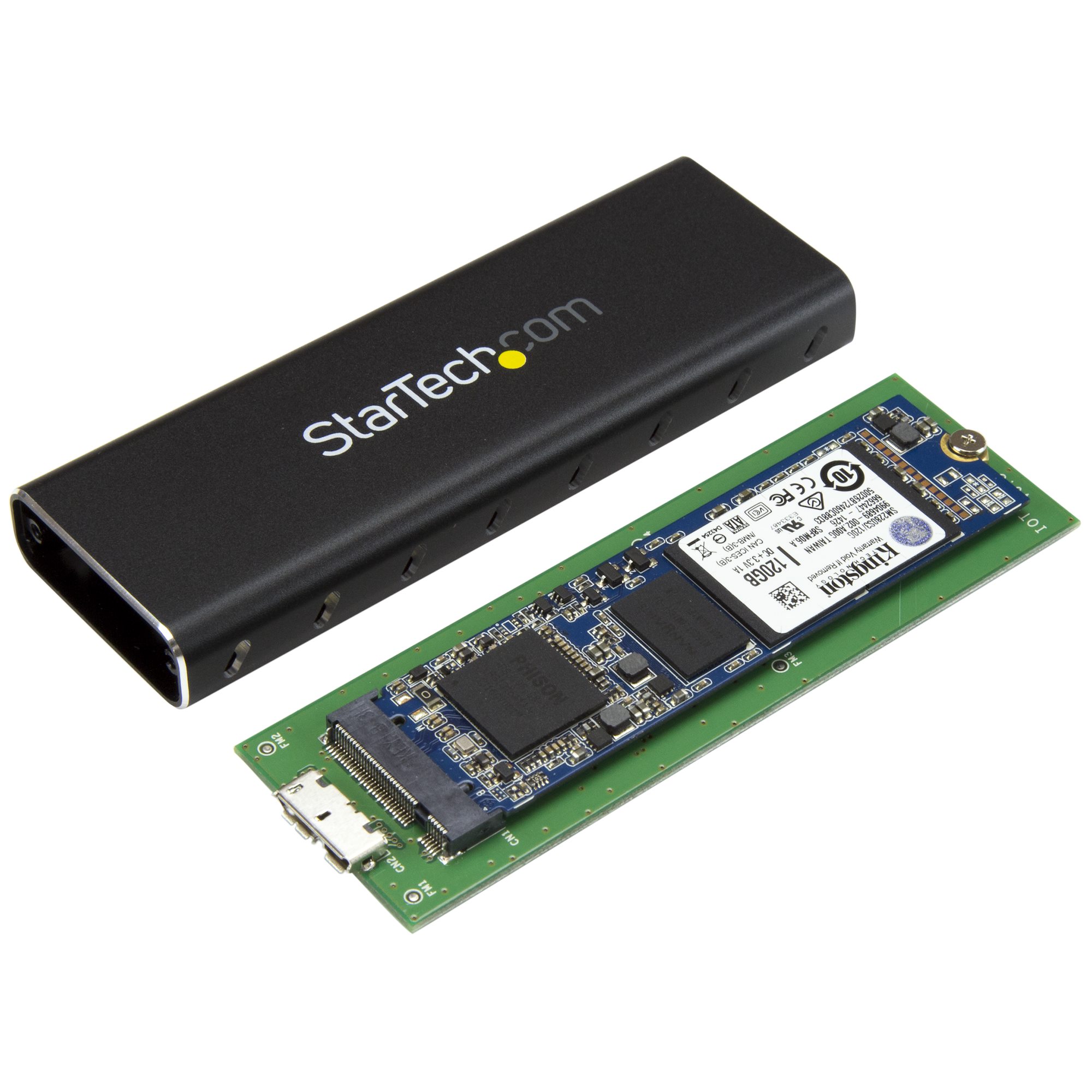 StarTech Externes M.2 SATA/SSD Festplattengehäuse USB 3.0