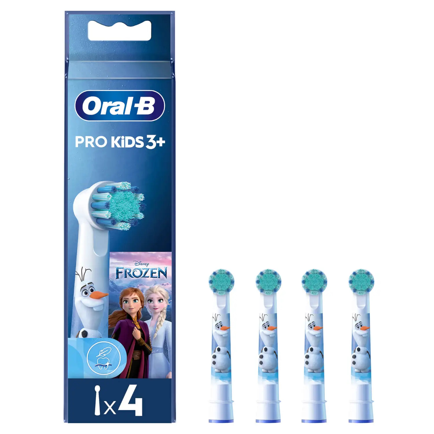 4 OralB PRO KIDS 3 FROZEN Zahnbuerstenaufsaetze