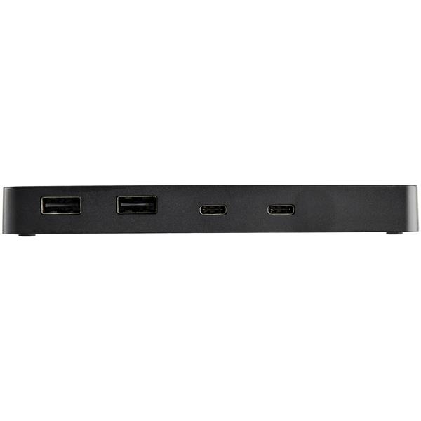 STARTECHCOM 2Port USBC KVM Switch 4K 60Hz HDMI Kompakter UHD Desktop KVM Switch mit USBTypCKabeln Busbetrieben
