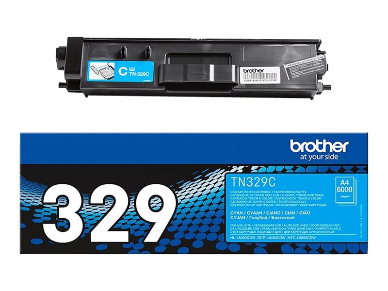 Toner TN-329C Cyan (ca. 6000 Seiten) Toner TN-329C Cyan (ca. 6000 Seiten)