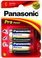 2 Panasonic Batterien Pro Power Baby C 1,5 V