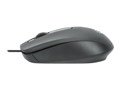 MANHATTAN Comfort II Optische USB-Maus USB-A drei Tasten plus Mausrad 1000 dpi für Links- und Rechtshänder 1,2 m Kabel schwarz