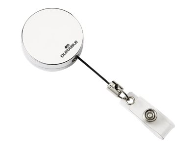 DURABLE Ausweishalter Jojo CHROME silber 10 St.